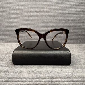 Bvlgari 8155 Serpenti Sunglasses Tortoise Shell Gold Enamel Cat Eye 504/13 57mm